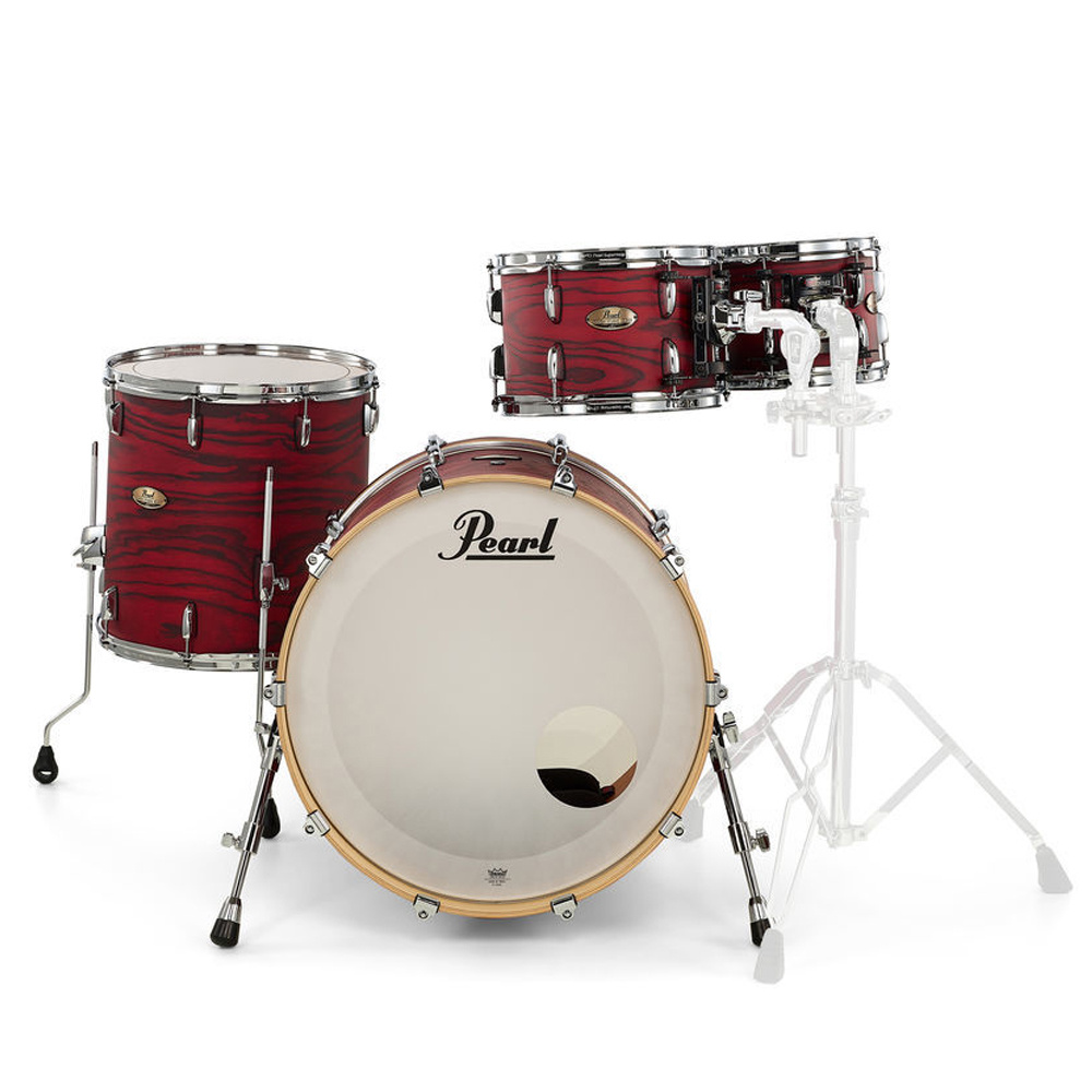 PEARL STS924XSP/C847 - Session Studio Select 'Scarlet Ash' 4 Parça (22B/10T/12T/16F) Akustik Davul Seti