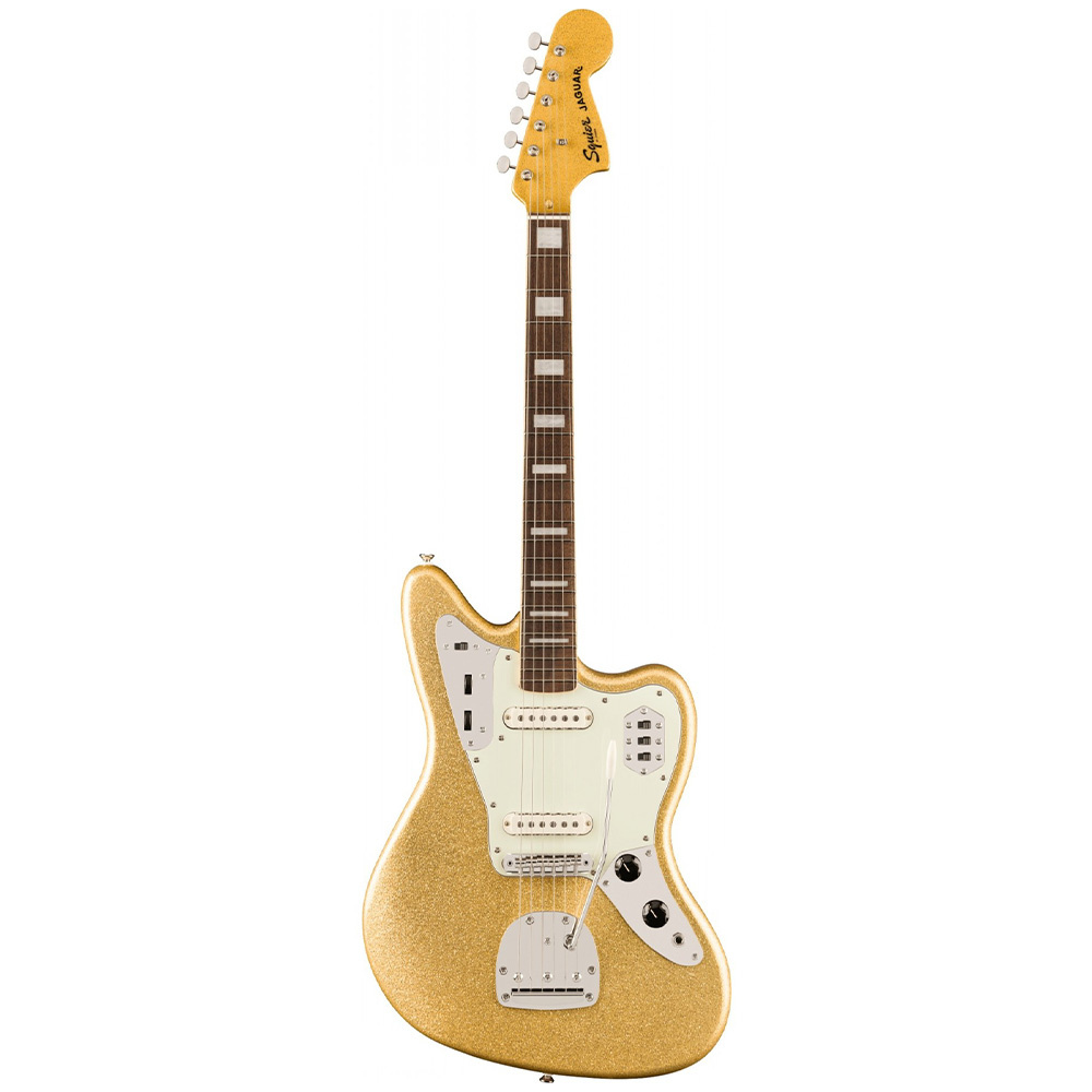 Squier FSR Classic Vibe 70's Jaguar Gold Sparkle Elektro Gitar