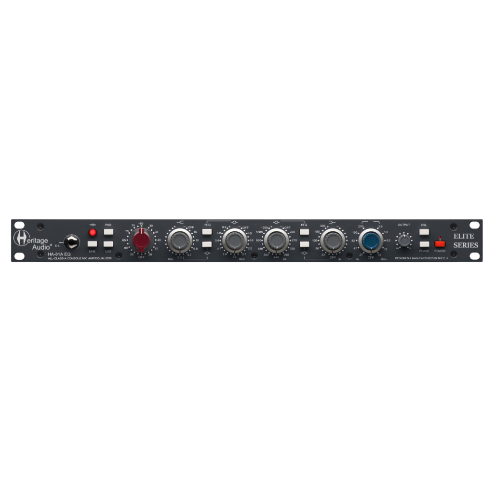 HERITAGE AUDIO HA-81A Elite ´73 Mikrofon Preamfisi ve ´81 EQ