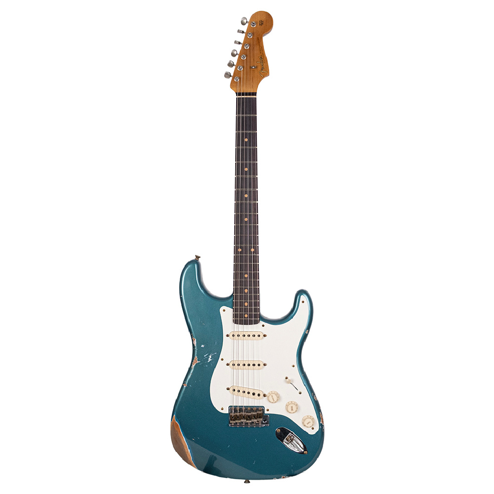 Fender Custom Shop Limited Edition 1959 Roasted Stratocaster Relic Aged Ocean Turquoise Elektro Gitar