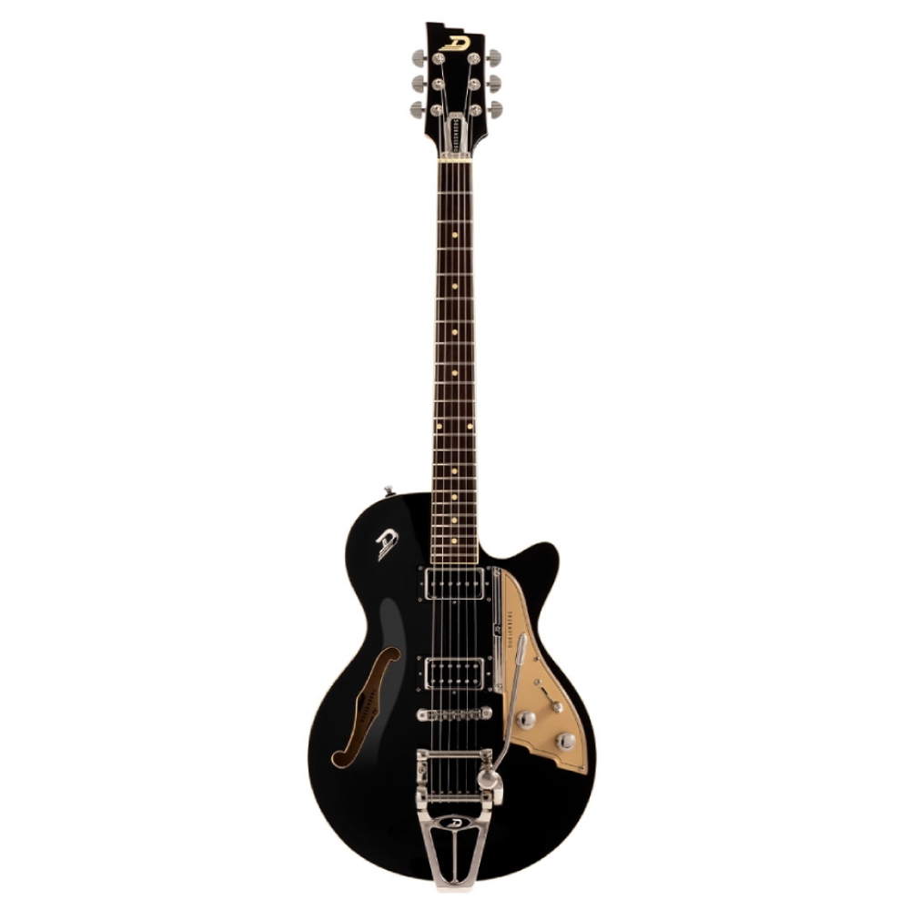 Duesenberg Starplayer TV Semi-Hollow HB P90 Black Case Dahil Elektro Gitar