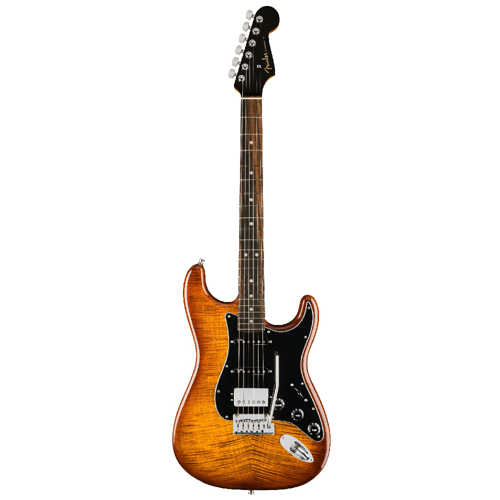 Fender Limited Edition American Ultra Stratocaster HSS Abanoz Klavye Tiger Eye Elektro Gitar