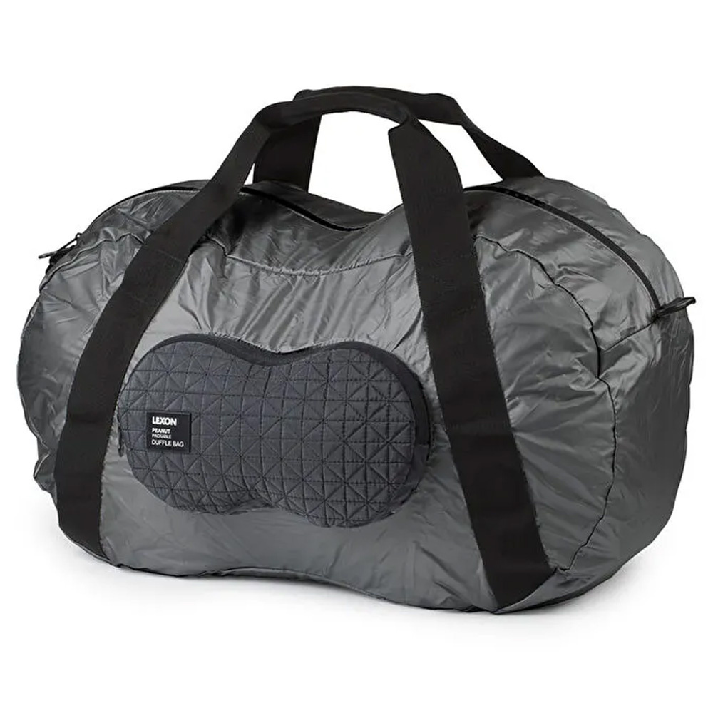 LEXON Peanut Duffle Seyahat Çantası Metalik Gri