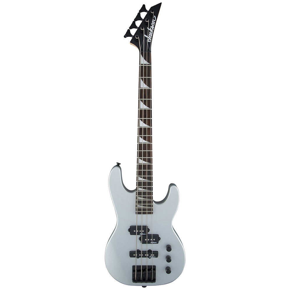 Jackson JS Concert Bass Minion JS1X Amaranth Klavye Satin Silver Bas Gitar
