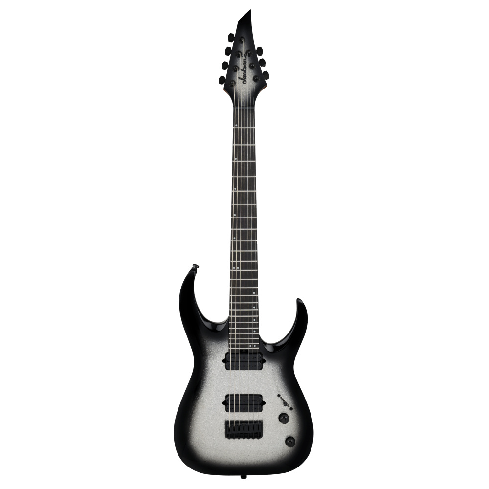 Jackson Pro Plus Misha Mansoor Juggernaut HT7 Abanoz Klavye Silverburst Sparkle w/bag 7 Telli Elektro Gitar