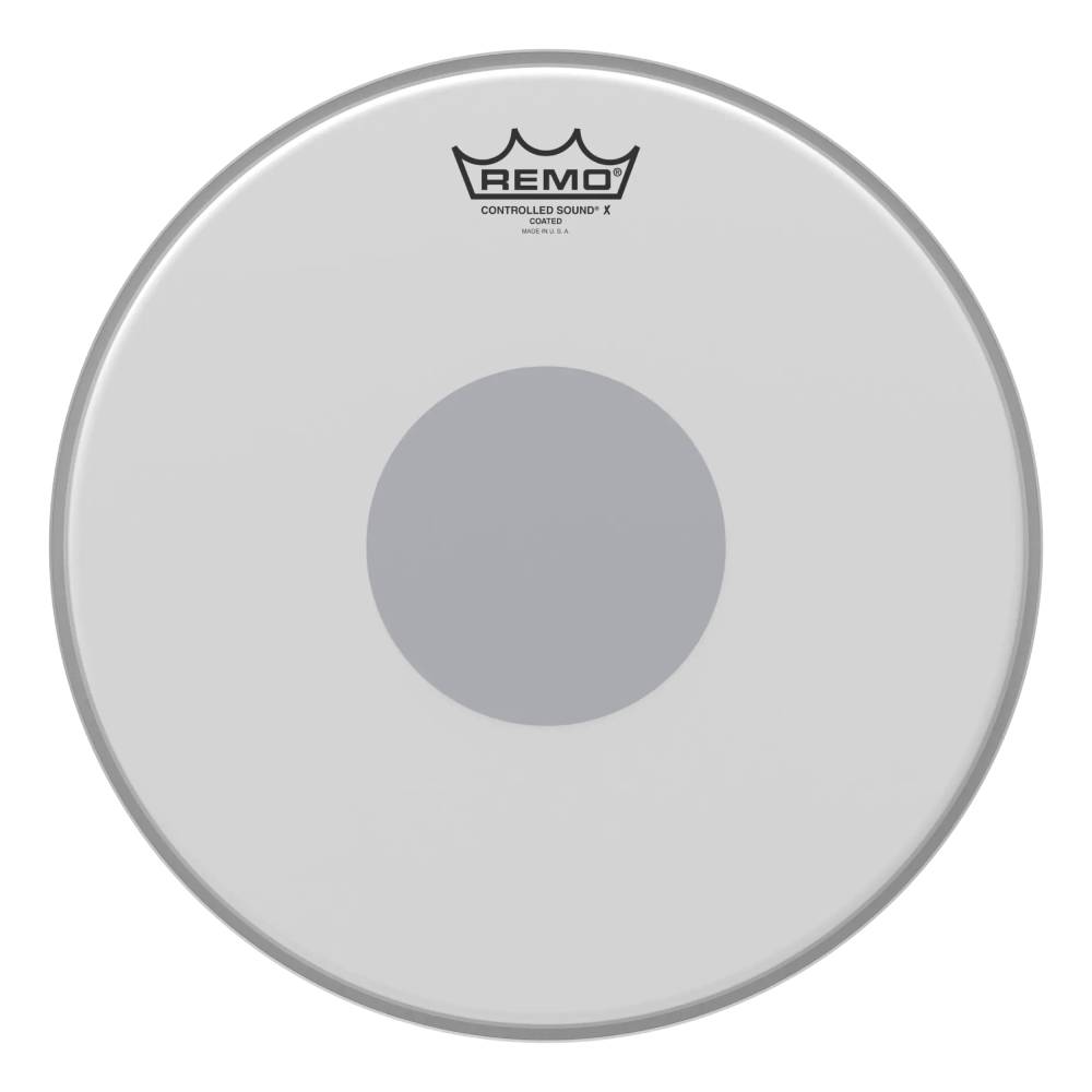 REMO CX‑0113‑10 – Controlled Sound® X  Coated Black Dot Kumlu 13″ Deri