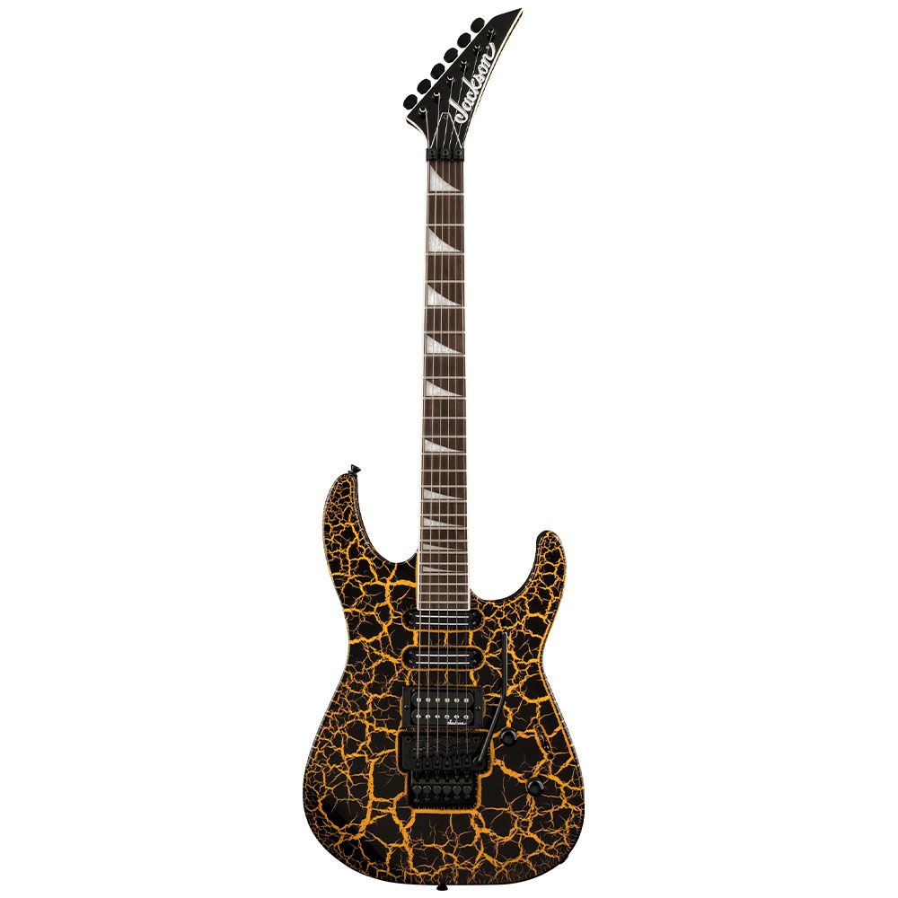 Jackson X Serisi Soloist SL3X DX Laurel Klavye Yellow Crackle Elektro Gitar