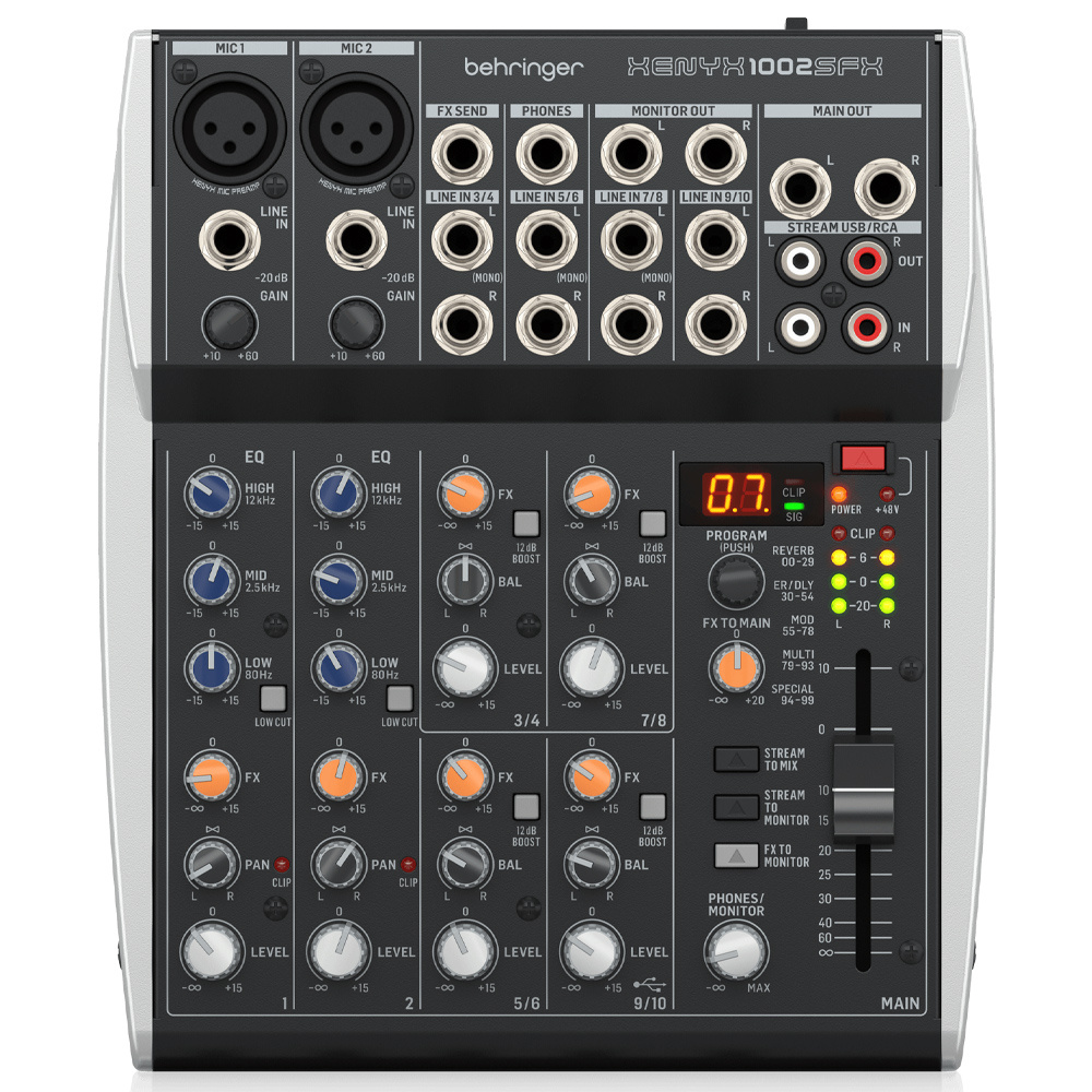 BEHRINGER 1002SFX Xenyx Analog Mixer