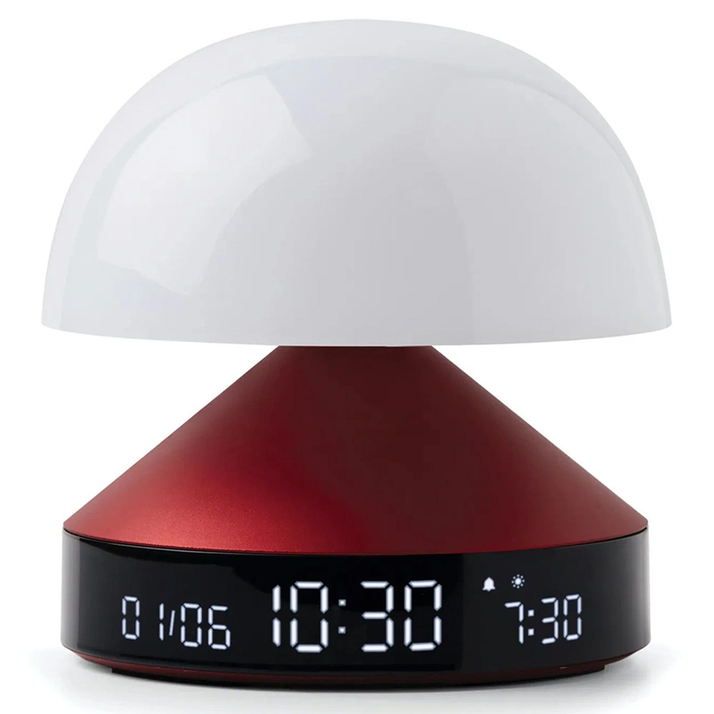 LEXON Mina Sunrise Alarm Saatli Gün Işığı Simulatörü & Aydınlatma Koyu Kırmızı