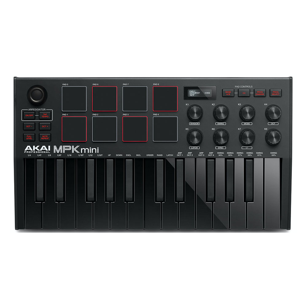 AKAI MPKMINI 3 Black Midi Klavye