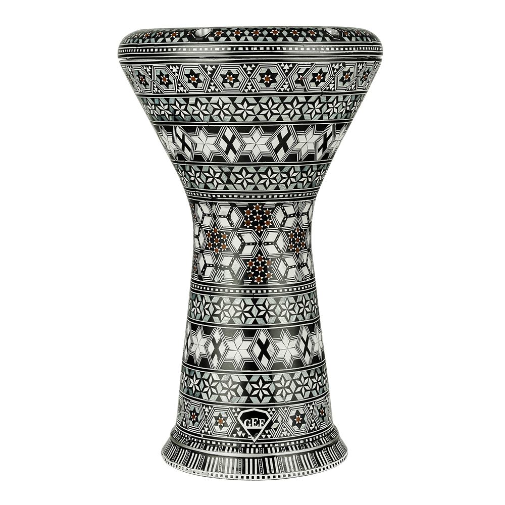 GEF ELFAN CD22-6603 İşlemeli Geleneksel Darbuka 22 cm