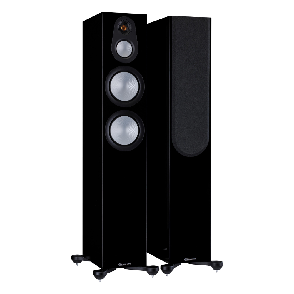 Monitor Audio Silver 300 ( 7G ) Parlak Siyah Kule Tipi Hi-Fi Hoparlör