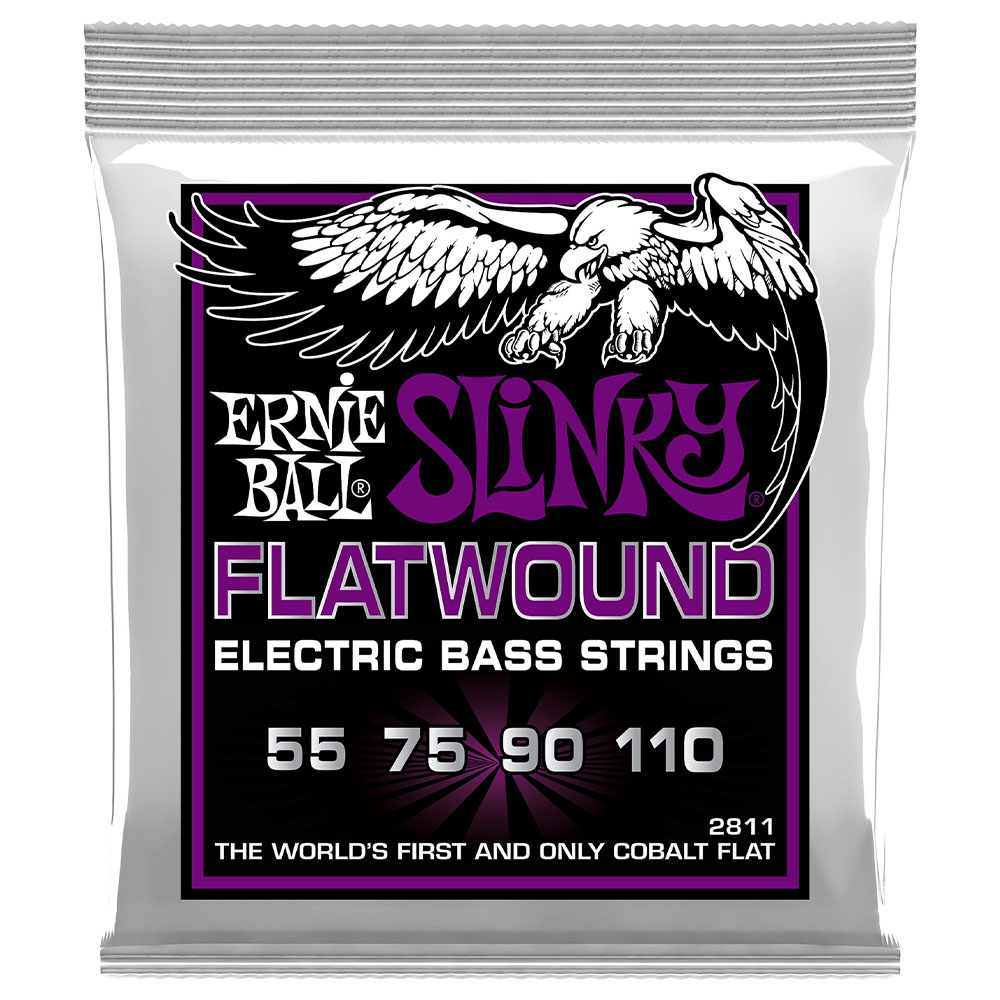 Ernie Ball P02811 (55-110) Power Slinky FlatWnd Bas Gitar Teli