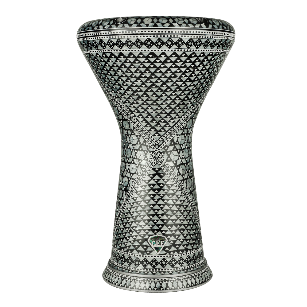 GEF ELFAN CD22-6601 İşlemeli Geleneksel Darbuka 22 cm