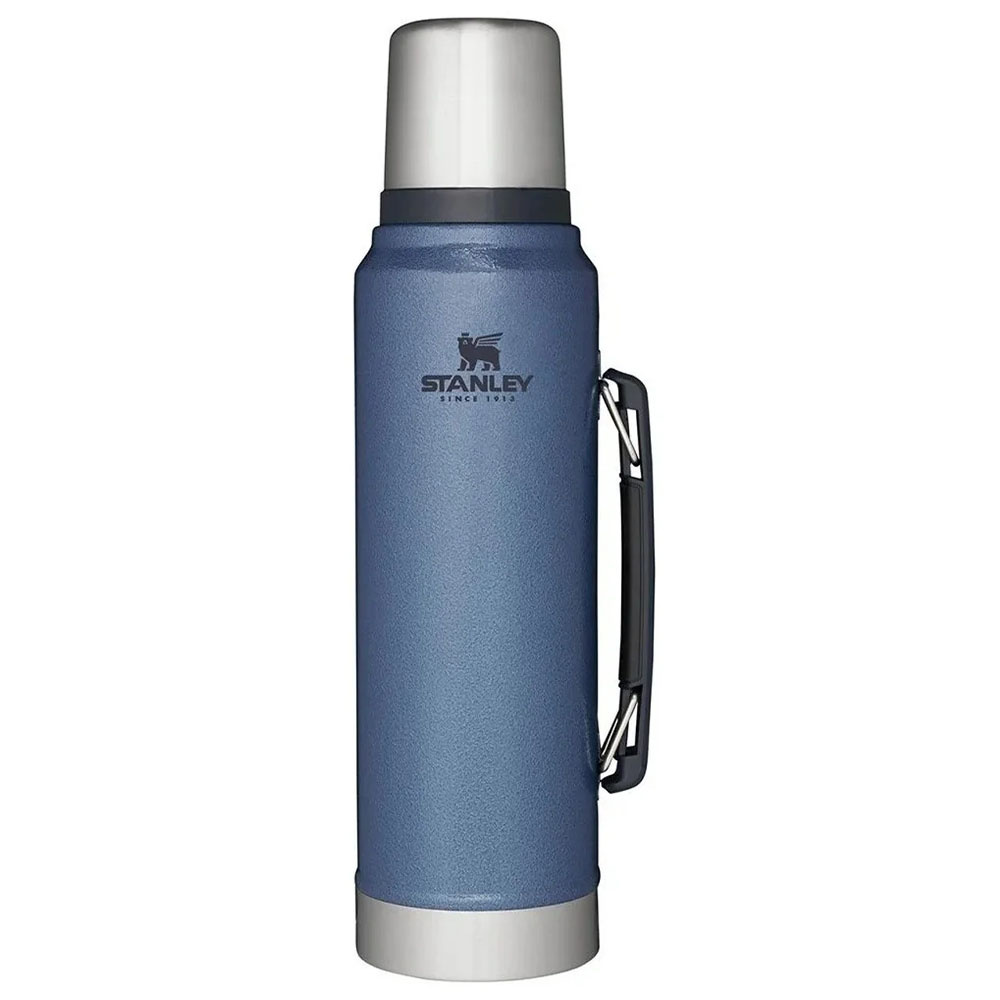 STANLEY 1L Classic Legendary Bottle Dark Blue- Efsane Stanley Termos Koyu Mavi