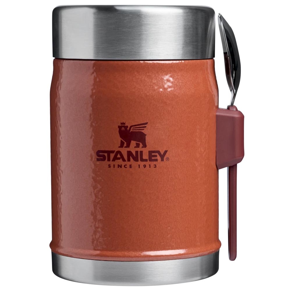 STANLEY The Legendary Food Jar + Spork .4L / 14oz Hammertone Clay