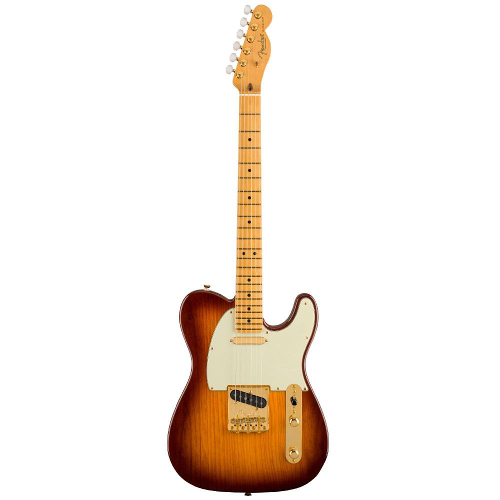 Fender 75th Anniversary Commemorative Telecaster Akçaağaç Klavye 2-Color Bourbon Burst Elektro Gitar
