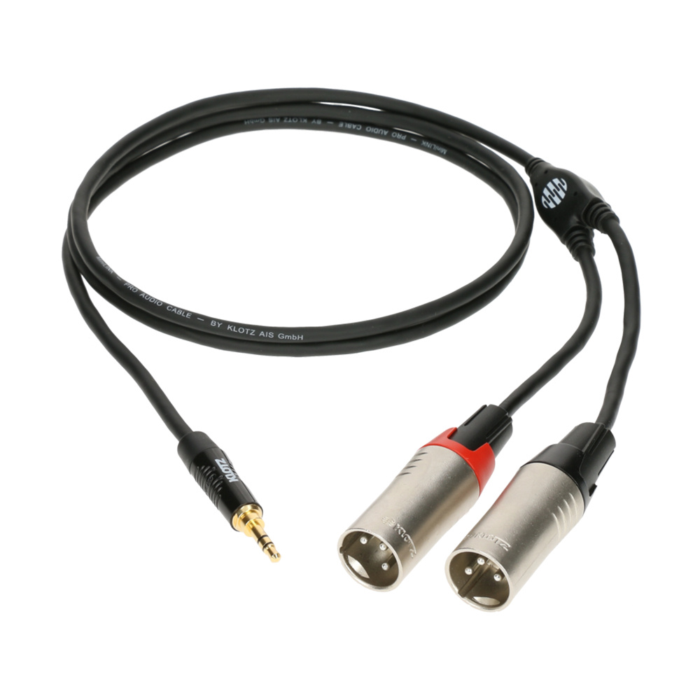 Klotz KY9 MiniLink Profesyonel Mini TRS Jack - 2xXLRM Y Kablo 1,8m