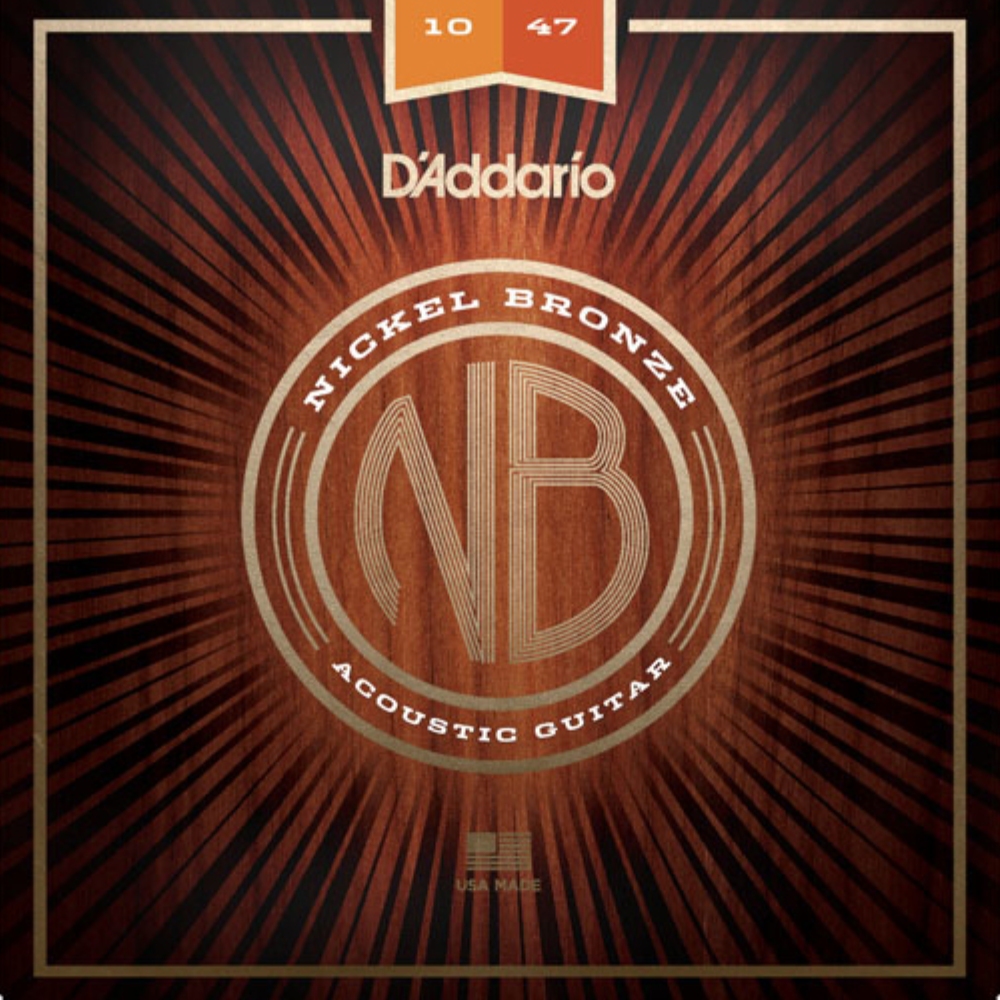 Daddario NB1047 Akustik Gitar Tel Seti Nickel Bronze X-Lite
