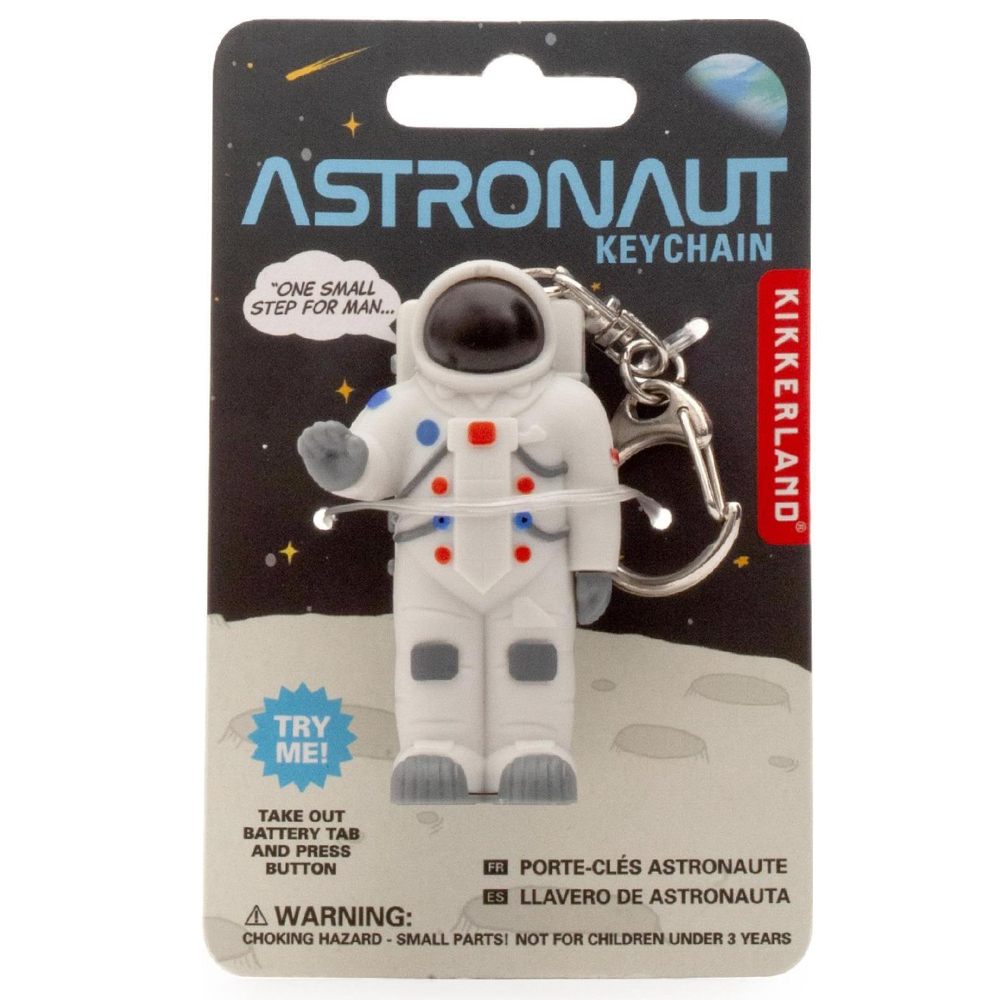 KIKKERLAND Astronot LED'li ve Sesli Anahtarlık