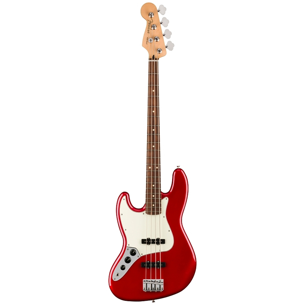 Fender Player Jazz Bass Solaked Pau Ferro Candy Apple Red Bas Gitar