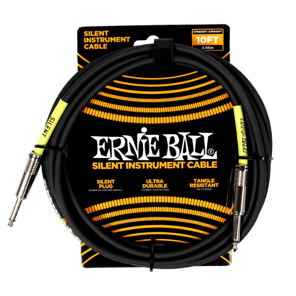 ERNIE BALL Sessiz Enstrüman Kablosu 10Ft