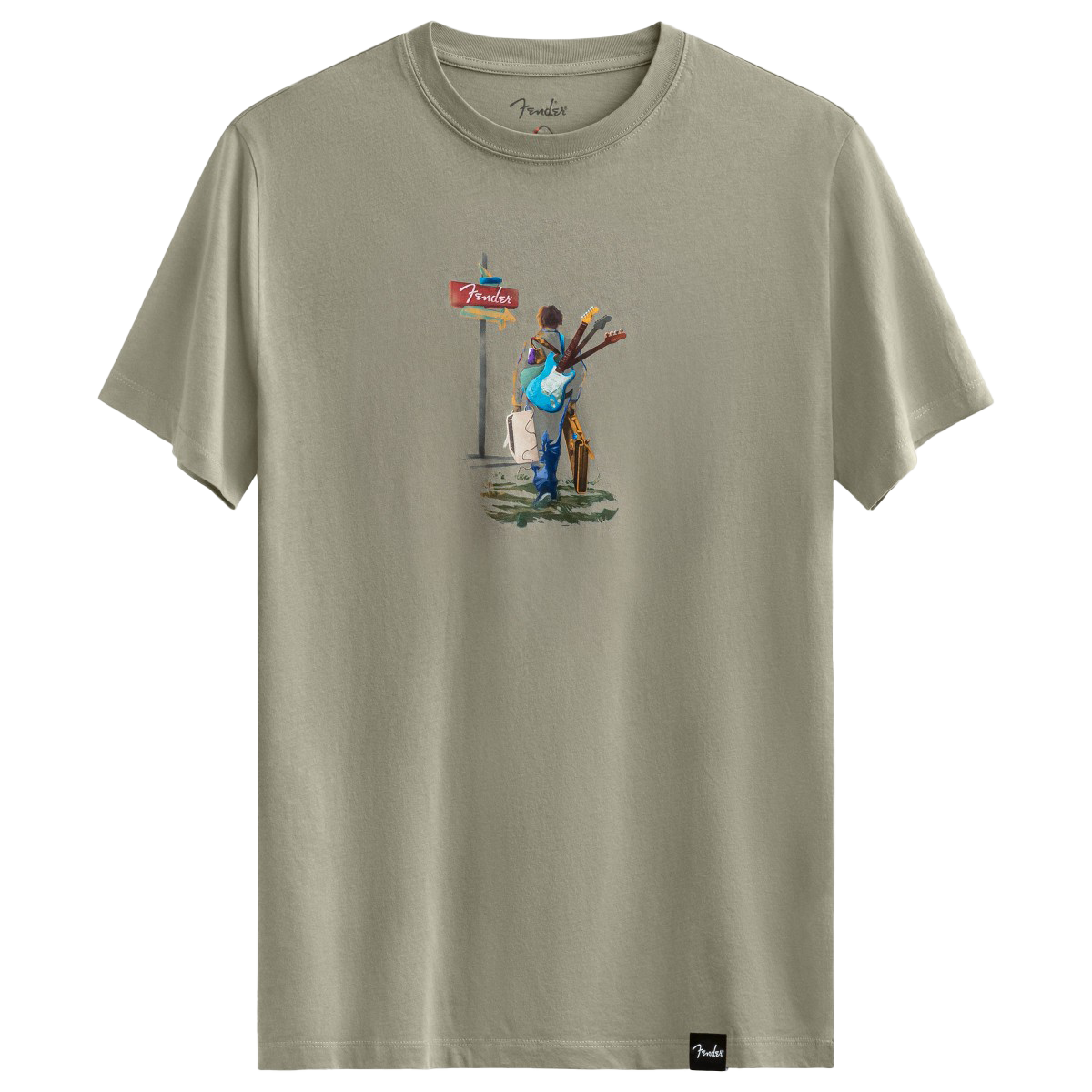 KAFT X FENDER X ZUHAL En Route - Concrete New - Tasarım T-Shirt - Unisex