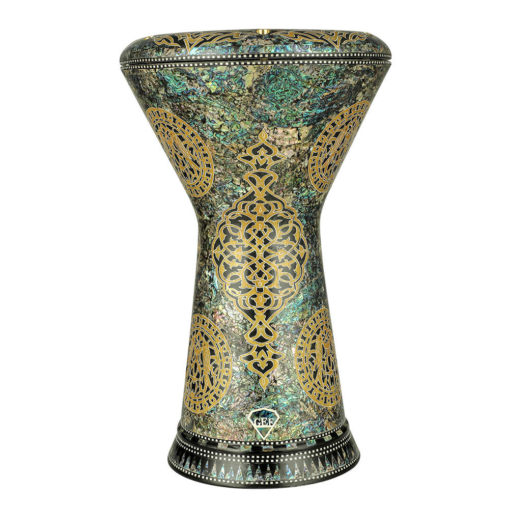 GEF ELFAN ADB23-6506S Kültürel Motifli Darbuka 23 cm