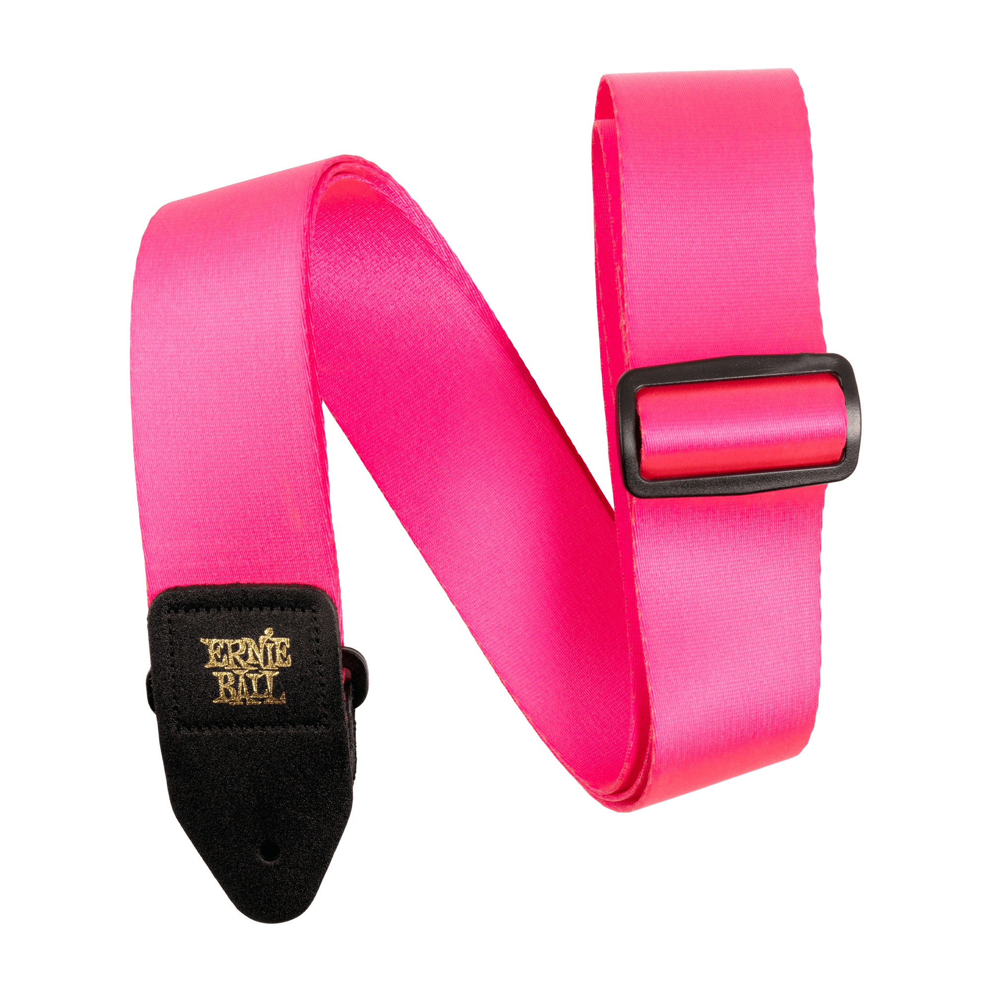 ERNIEBALL P05321 - Neon Pembe Premium Gitar Askısı (41
