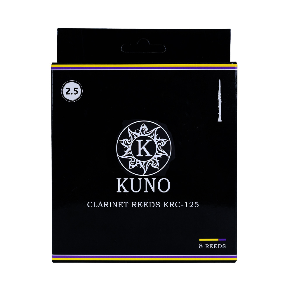 KUNO KRC-125 / 2,5 Numara Klarnet Kamışı - 8'li kutu
