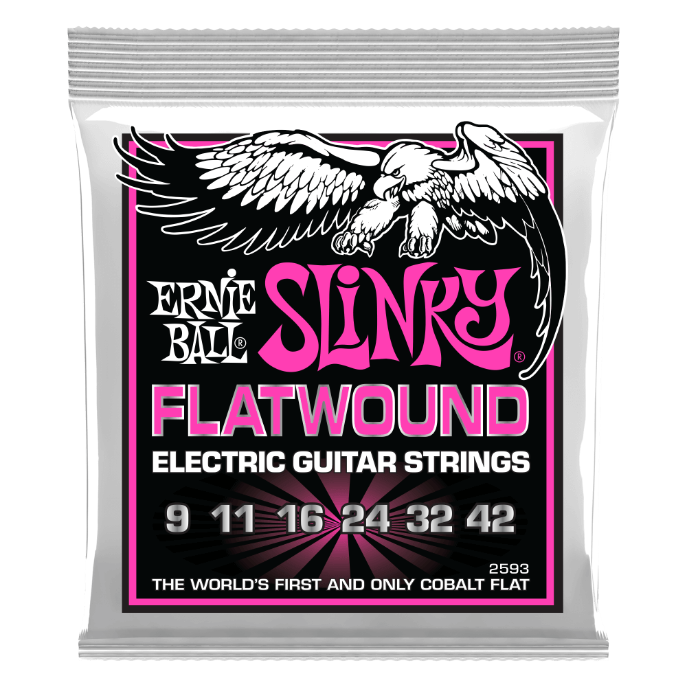 Ernie Ball Super Slinky Flatwound Elektro Gitar Teli - 09-42
