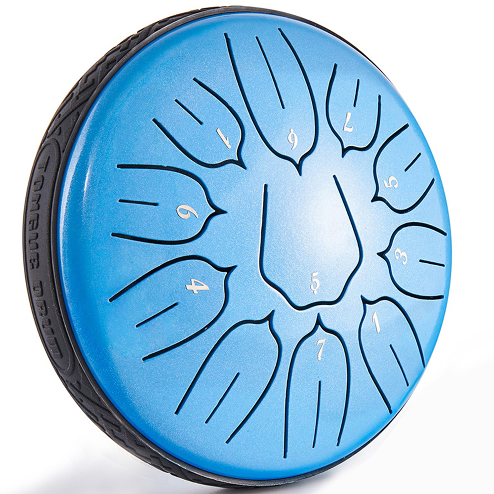 YOGIXO Lotus Tongue Drum V2 Sea Blue 6″ (11 Notalı)