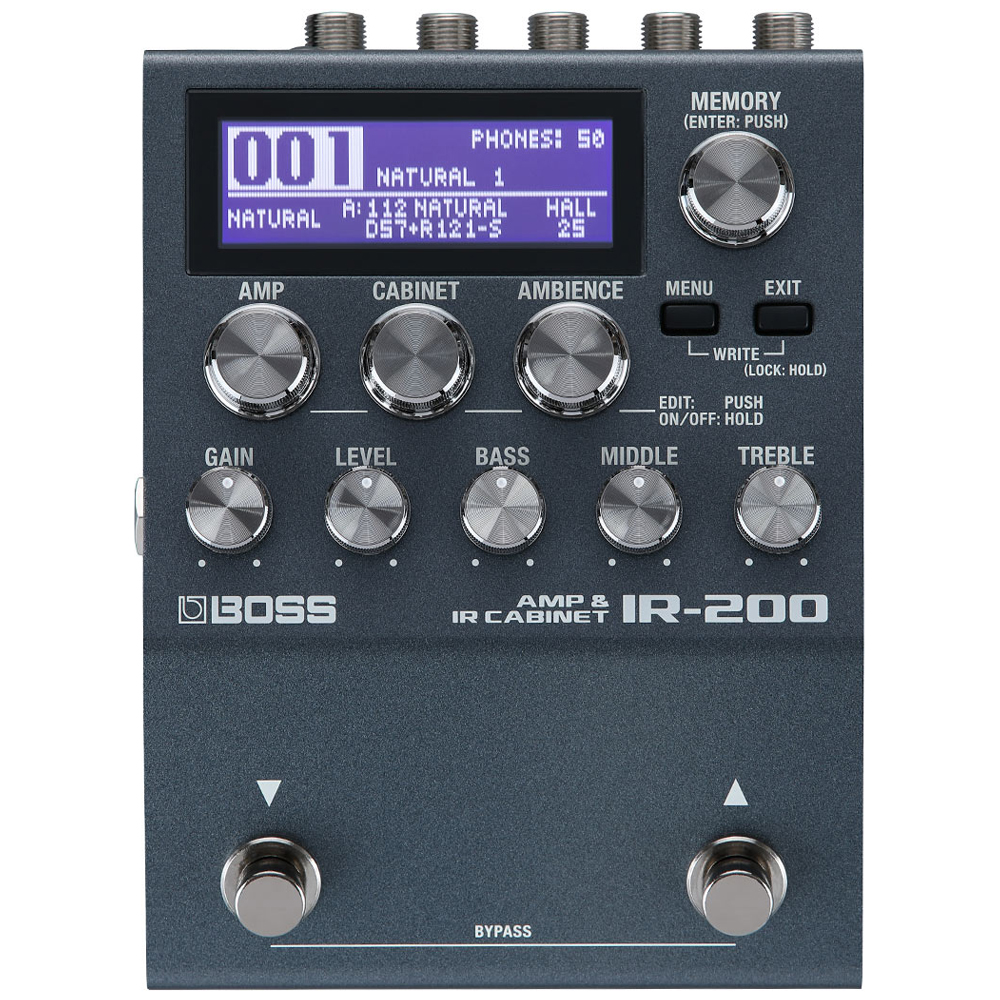 BOSS IR-200 Amfi & Kabin Simülatör Pedalı