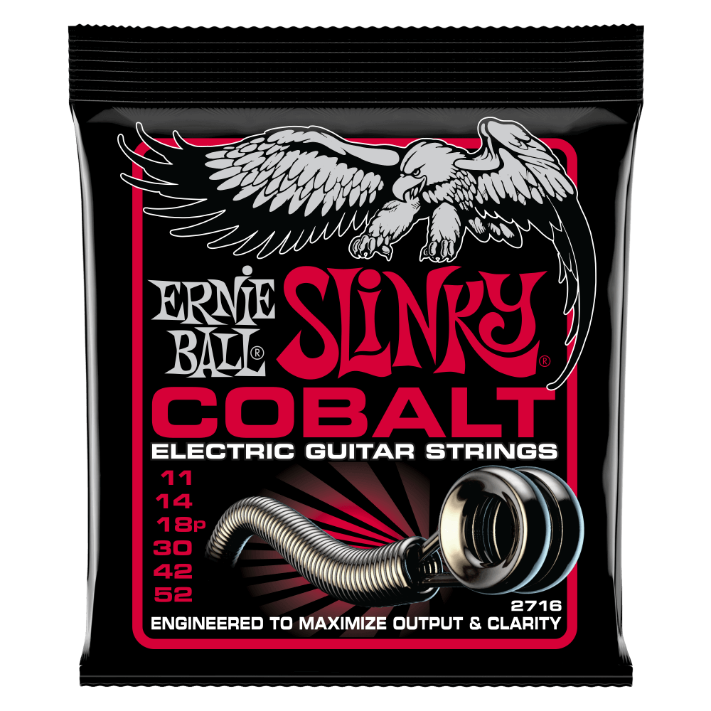 Ernie Ball Burly Slinky Cobalt Elektro Gitar Teli 11-52