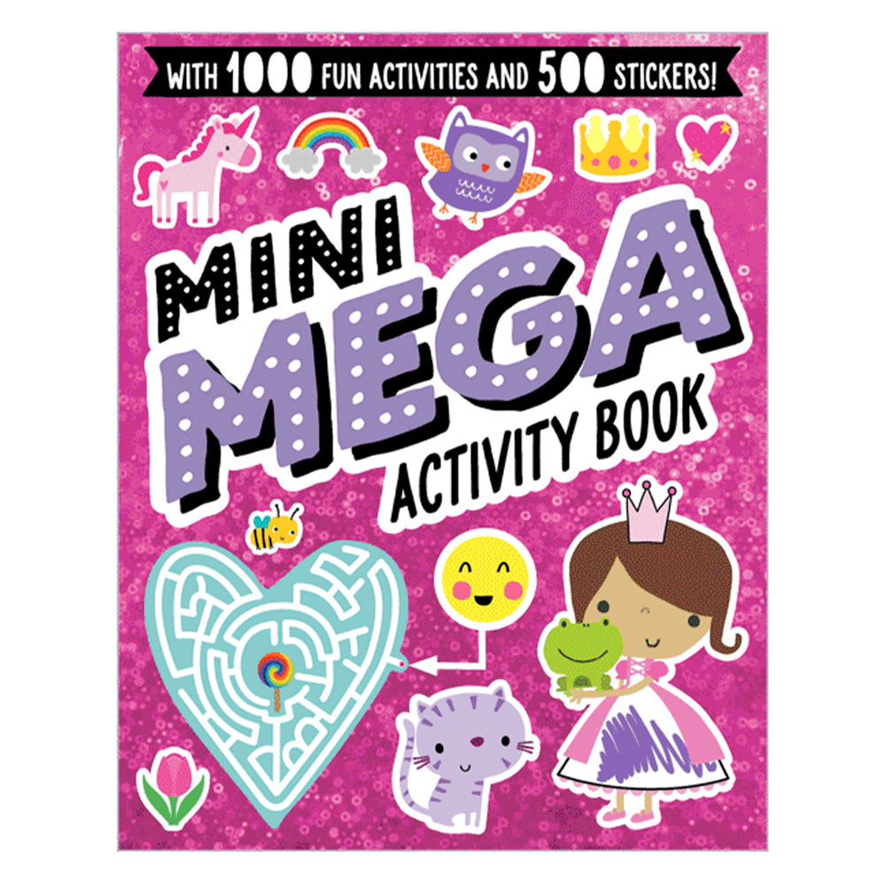 MBI - Sticker Activity Book Mini Mega - Pink