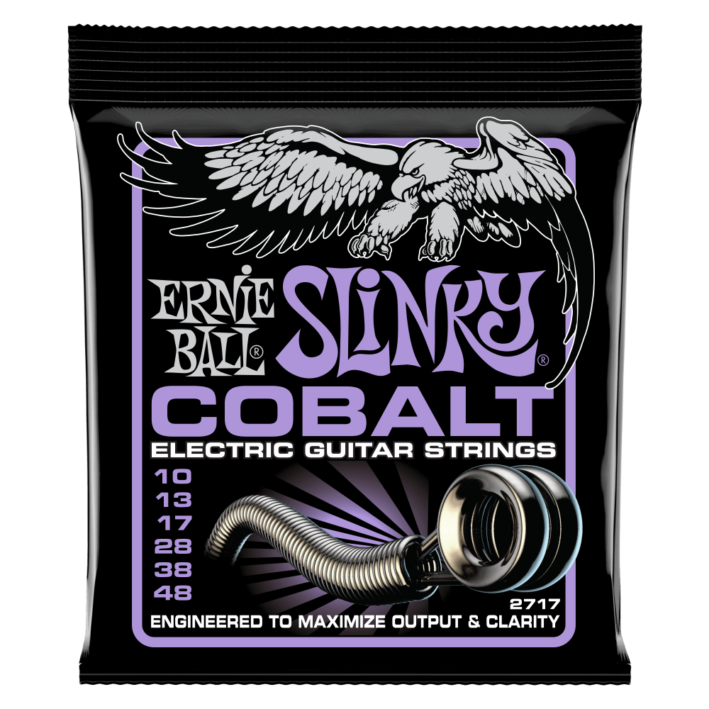 Ernie Ball Ultra Slinky Cobalt Electric Guitar Strings 10-48 Gauge