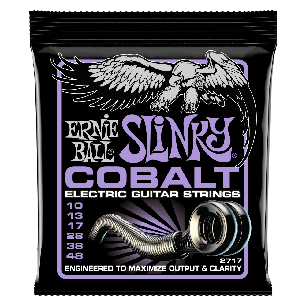 Ernie Ball Ultra Slinky Cobalt Electric Guitar Strings 10-48 Gauge
