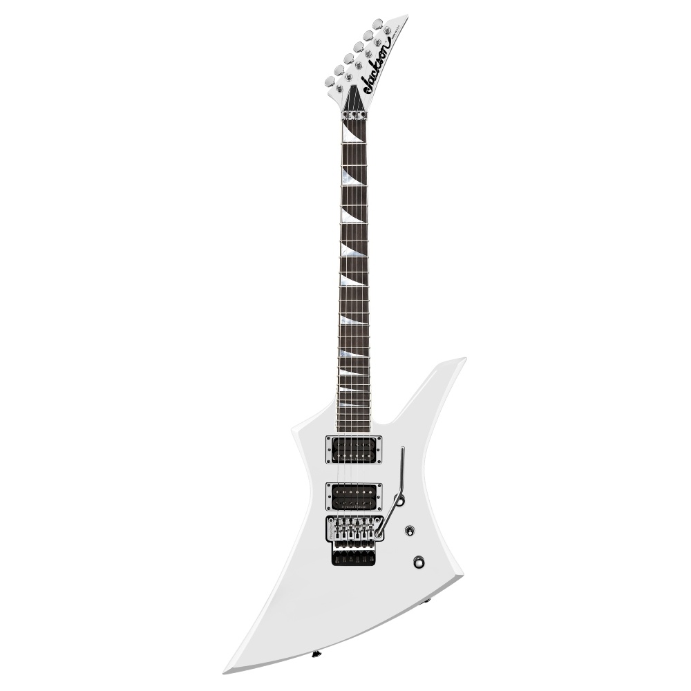 Jackson USA Select Kelly KE2 Abanoz Klavye Snow White Elektro Gitar
