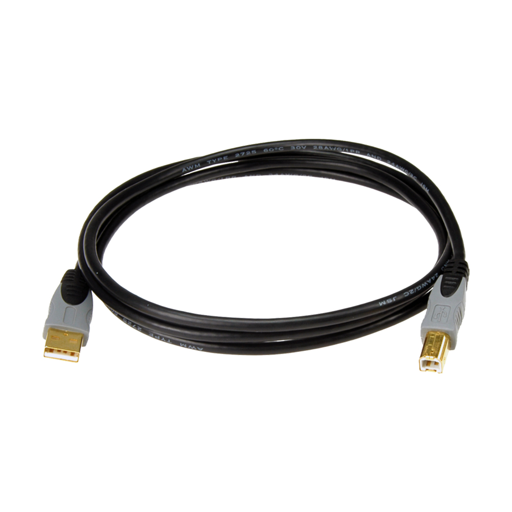 Klotz USB 2.0 480Mb/s Plug A - Plug B Siyah Kablo