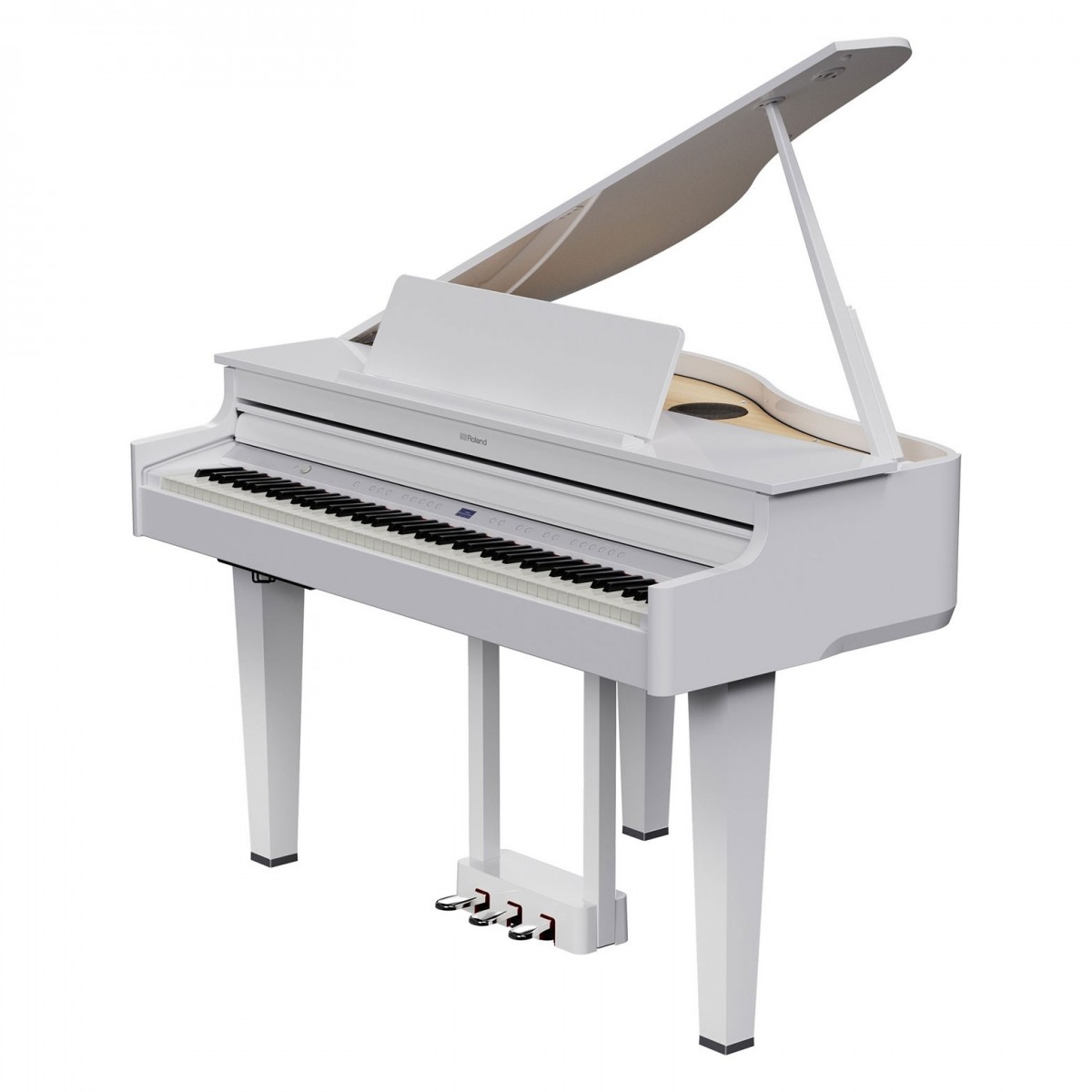 ROLAND GP-6-PW Parlak Beyaz Kuyruklu Dijital Piyano