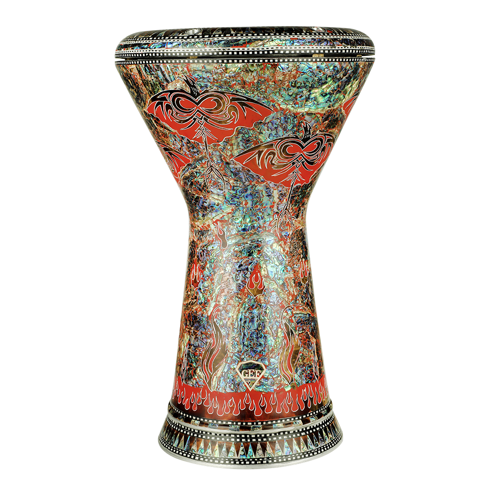 GEF ELFAN ADB23-6519 Kültürel Motifli Darbuka 23cm