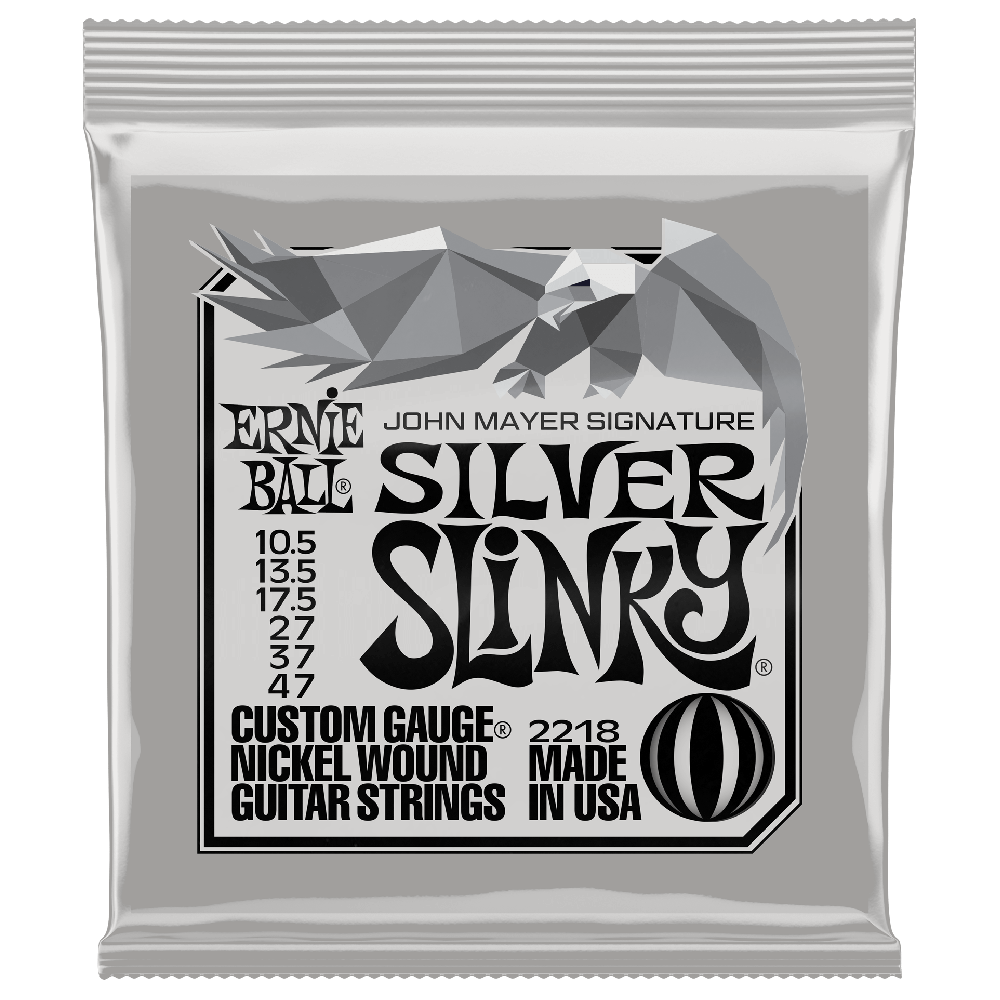 ERNIE BALL John Mayer Silver Slinky Nickel 10,5-47 Gitar Teli
