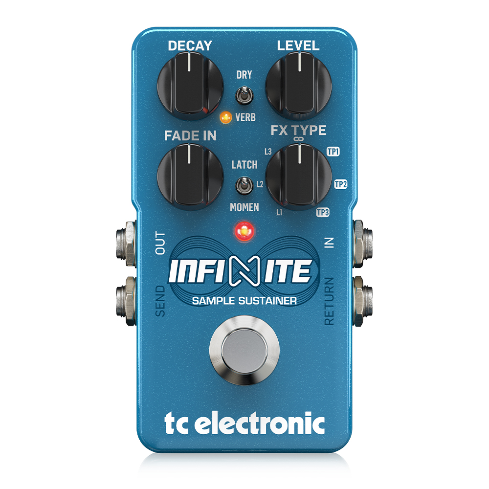 TC Electronic INFINITE SAMPLE SUSTAINER Sample and Sustain TonePrint Pedal