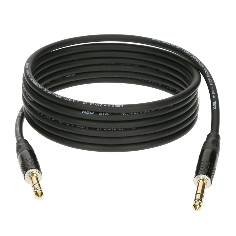 Klotz B-3 Pro 2mt Audio Leads Siyah Altın Uçlu Kablo