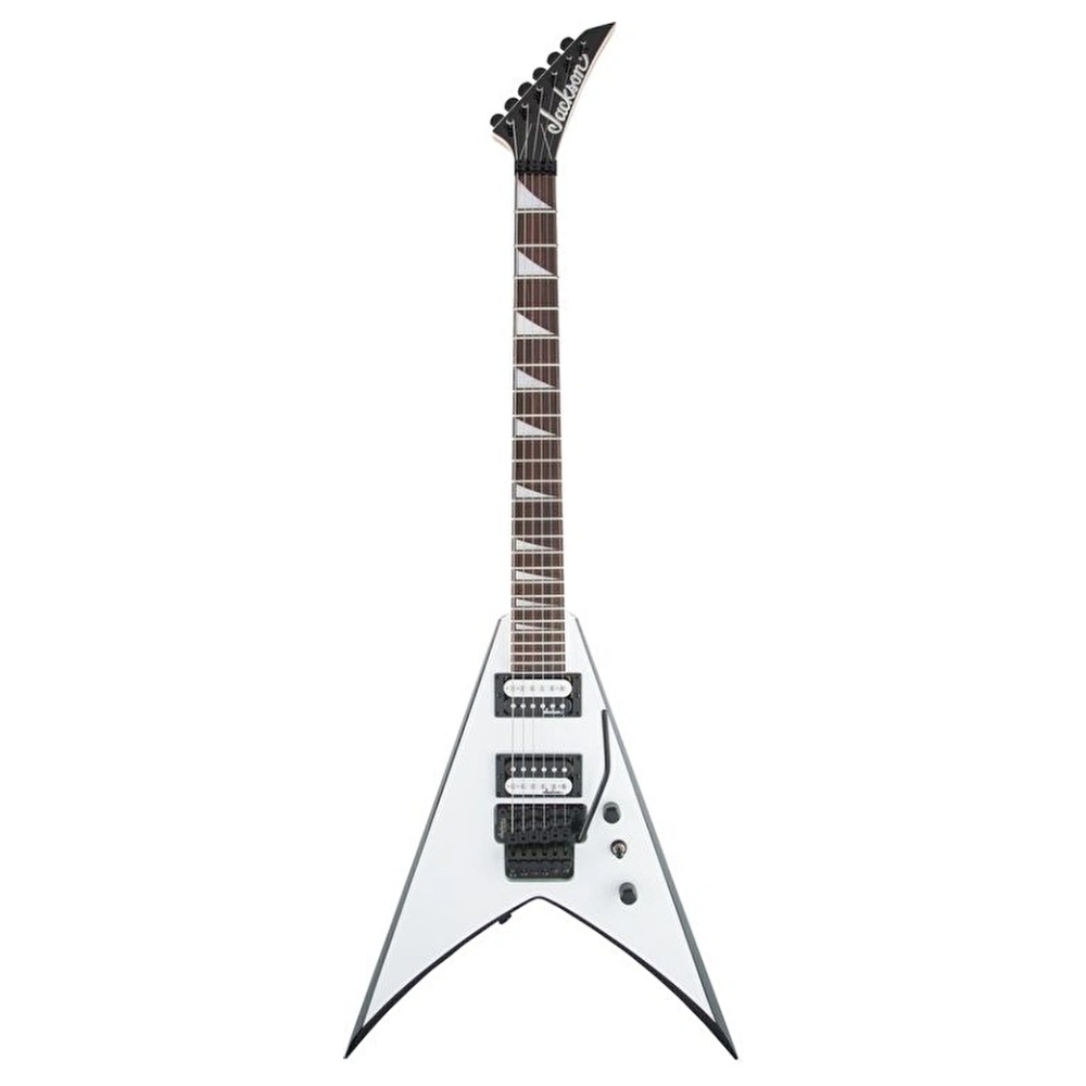 Jackson JS Serisi King V™ JS32 Amaranth Klavye White w/ Black Bevels