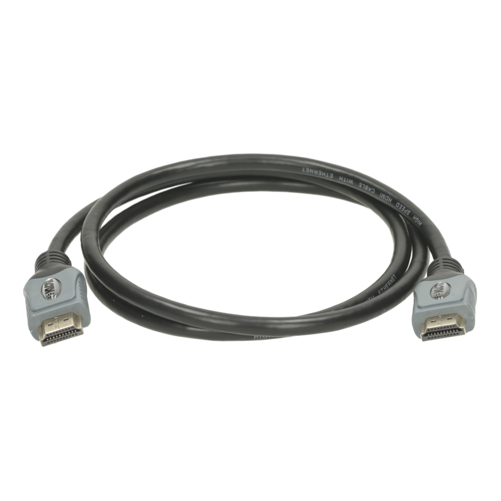 Klotz HDMI 2.0 Kablo, PVC Siyah 3mt HDMI-A / HDMI-A , Altın Kaplama Yüksek Hızlı HDMI & Ethernet Kablosu