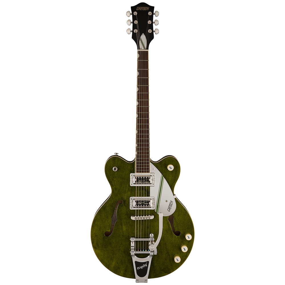 Gretsch G2604T LTD Streamliner Rally II Centerblock with Bigsby Laurel Klavye Rally Green Stain Elektro Gitar