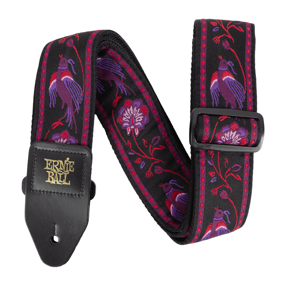 Ernie Ball Classic Jacquard Gitar/Bas Gitar Askısı - Pleasant Pheasant
