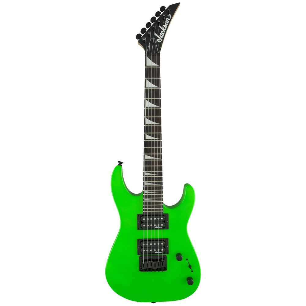 Jackson JS1X Dinky Minion Amaranth Klavye Neon Green Elektro Gitar