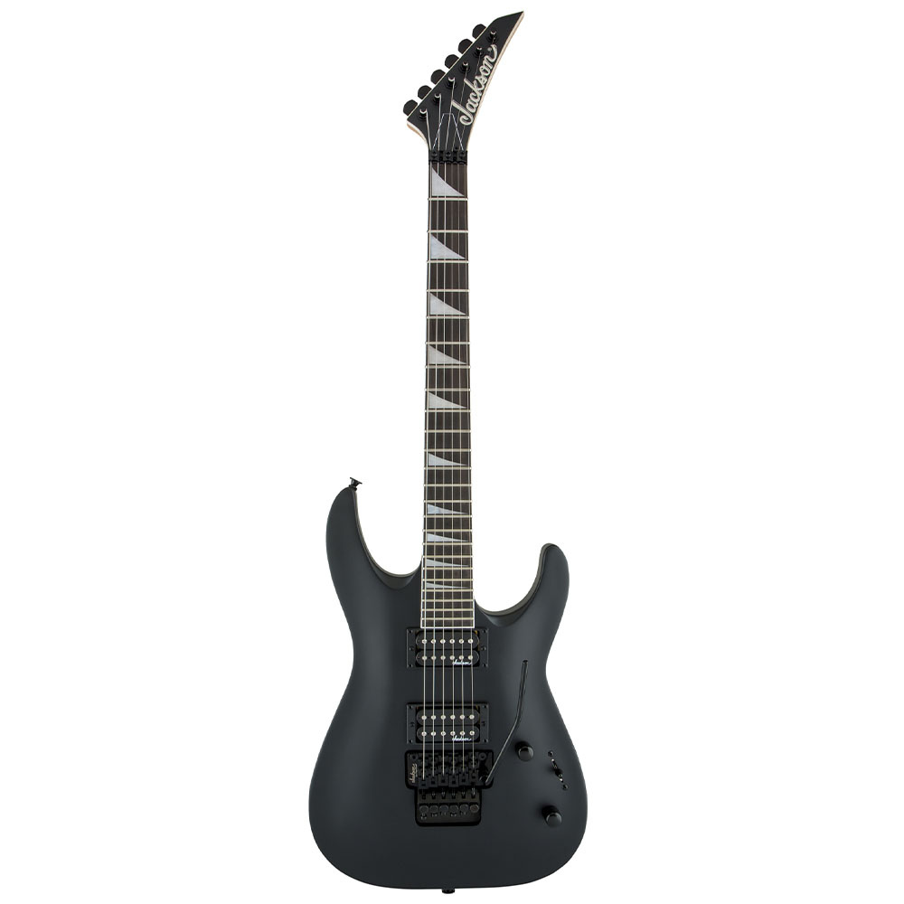Jackson JS32 Dinky Arch Top Floyd Rose Amaranth Klavye Satin Black Elektro Gitar